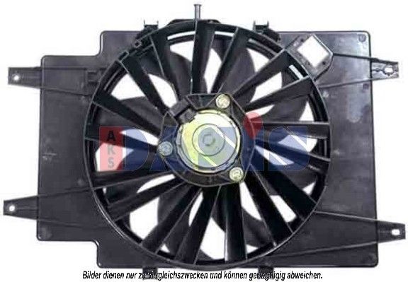 AKS DASIS 018004N - Lüfter, Motorkühlung