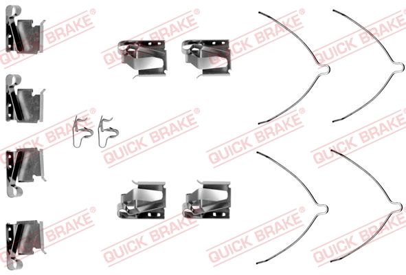 QUICK BRAKE 109-1268 - Zubehörsatz, Scheibenbremsbelag