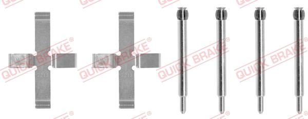 QUICK BRAKE 109-0980 - Zubehörsatz, Scheibenbremsbelag