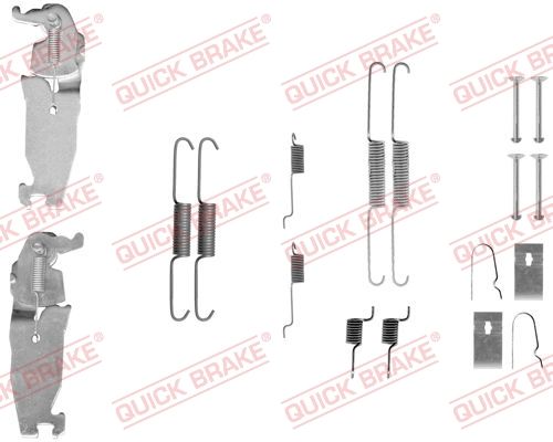 QUICK BRAKE 105-0811S - Zubehörsatz, Bremsbacken