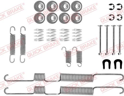 QUICK BRAKE 105-0730 - Zubehörsatz, Bremsbacken
