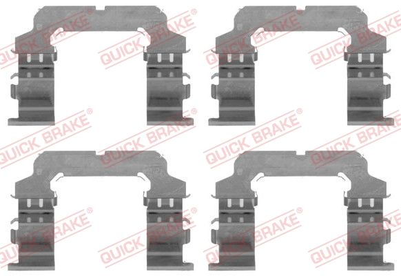 QUICK BRAKE 109-1738 - Zubehörsatz, Scheibenbremsbelag