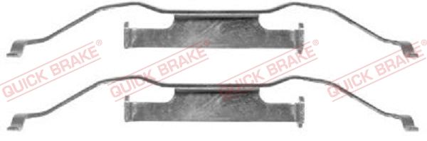 QUICK BRAKE 109-1148 - Zubehörsatz, Scheibenbremsbelag