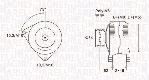 MAGNETI MARELLI 063731496010 - Generator