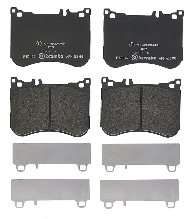 BREMBO P 50 114 - Bremsbelagsatz, Scheibenbremse