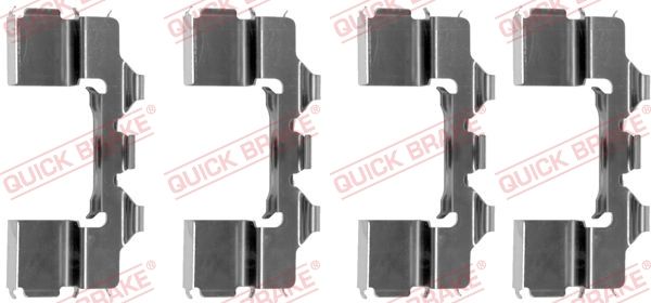 QUICK BRAKE 109-1104 - Zubehörsatz, Scheibenbremsbelag