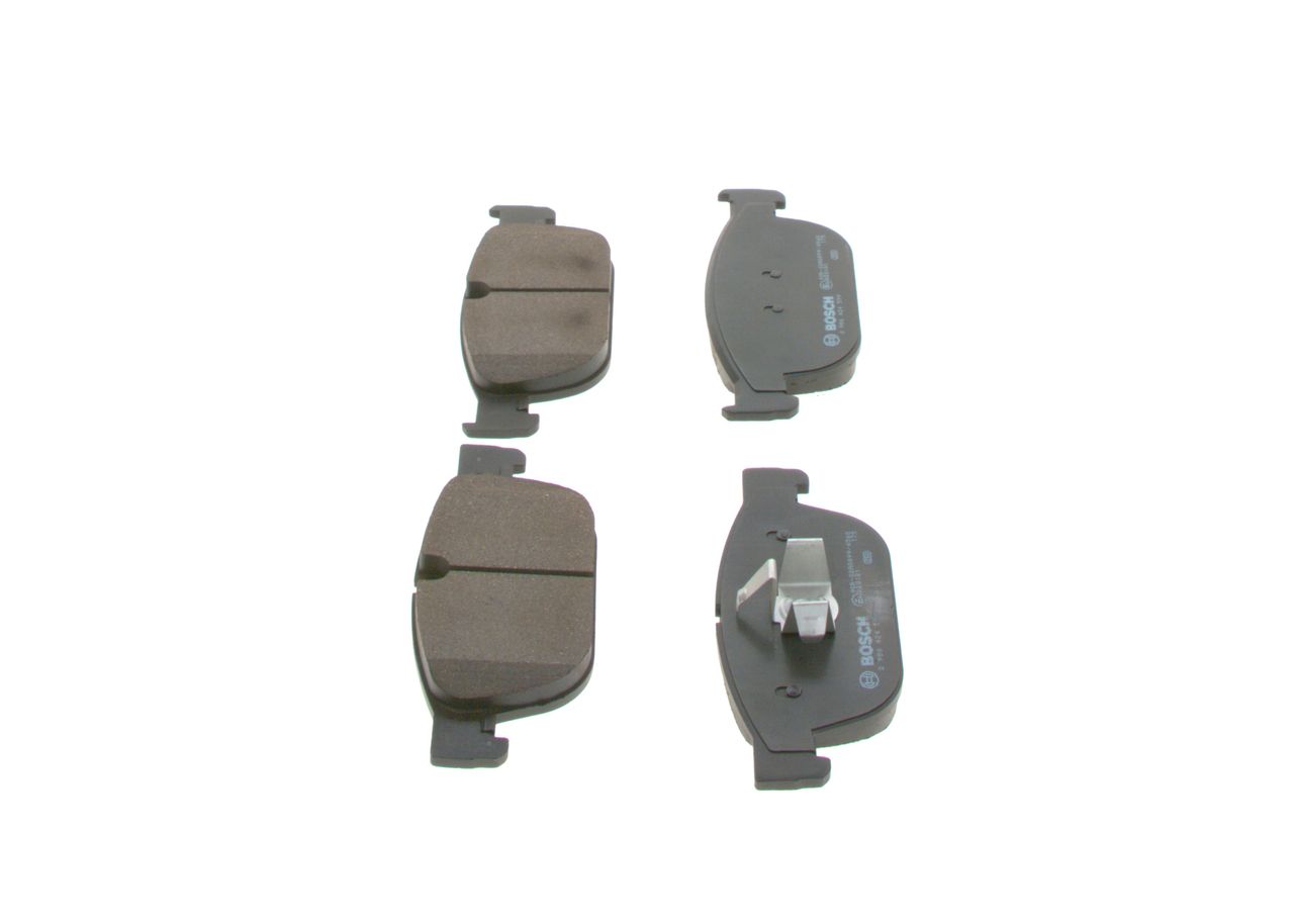 BOSCH 0 986 424 599 - Bremsbelagsatz, Scheibenbremse