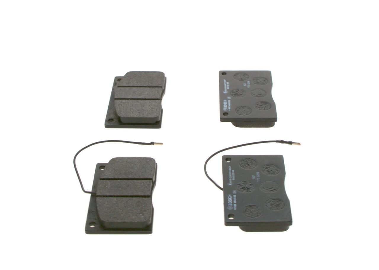 BOSCH 0 986 460 932 - Bremsbelagsatz, Scheibenbremse