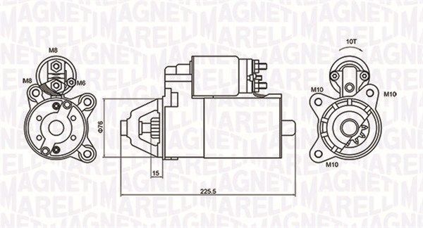 MAGNETI MARELLI 063721336010 - Starter
