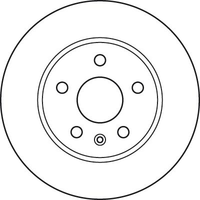 TRW DF4995S - Bremsscheibe