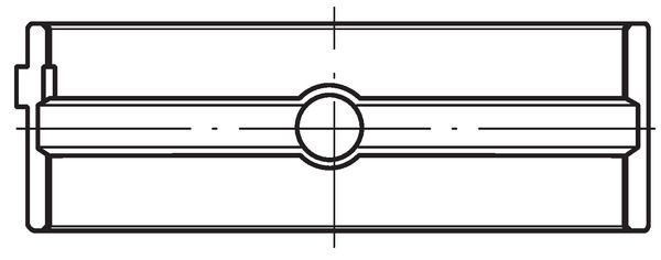 MAHLE 001 HL 10267 000 - Kurbelwellenlagerschale