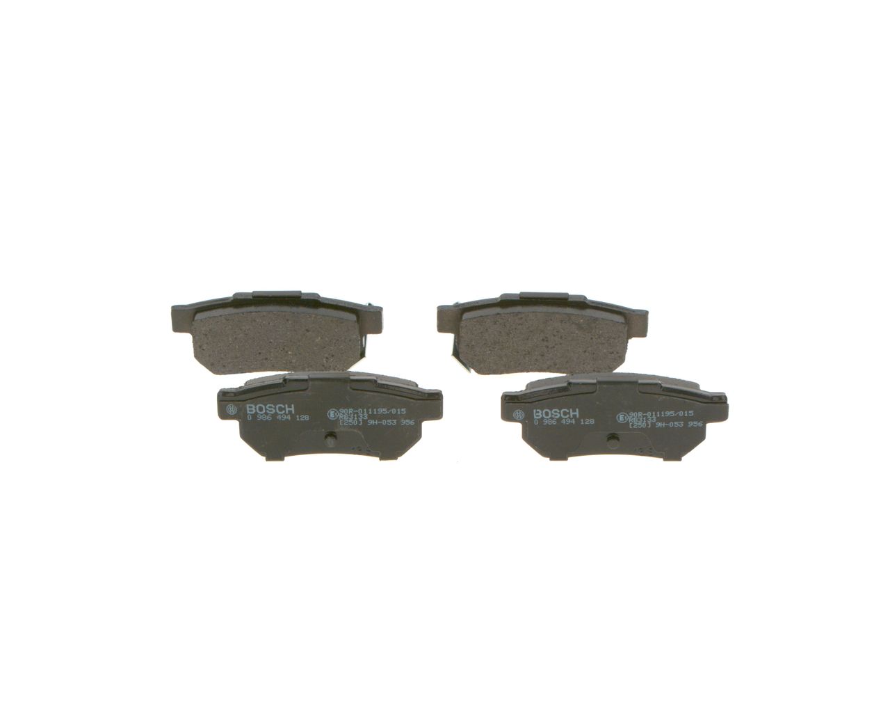 BOSCH 0 986 494 128 - Bremsbelagsatz, Scheibenbremse