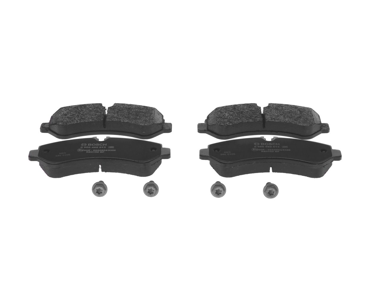BOSCH 0 986 460 013 - Bremsbelagsatz, Scheibenbremse