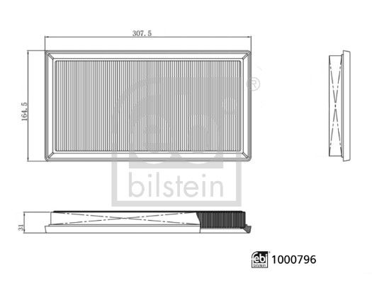 FEBI BILSTEIN 1000796 - Luftfilter