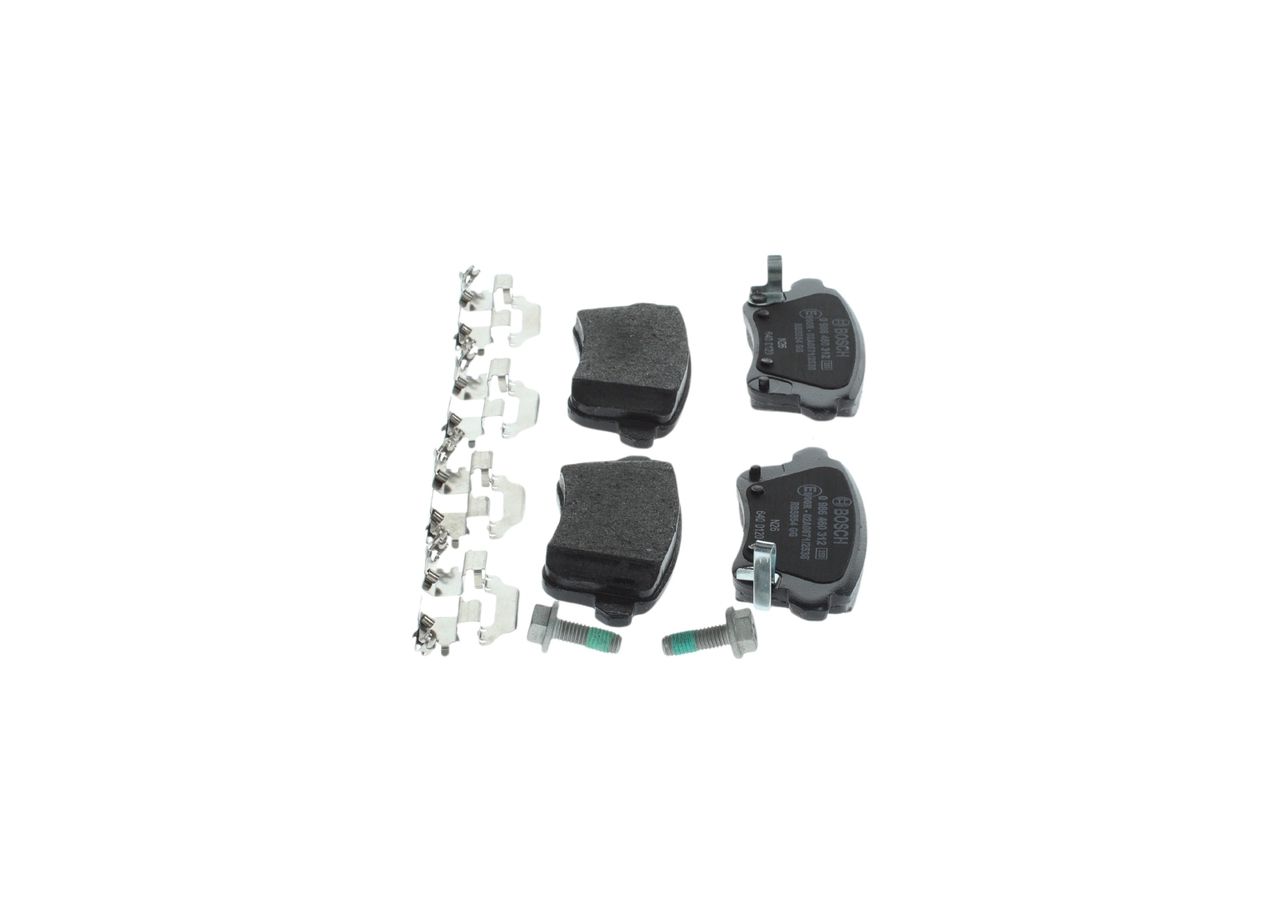 BOSCH 0 986 460 312 - Bremsbelagsatz, Scheibenbremse