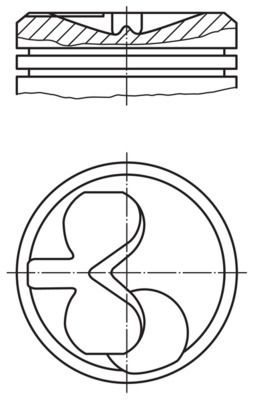 MAHLE 101 15 00 - Kolben