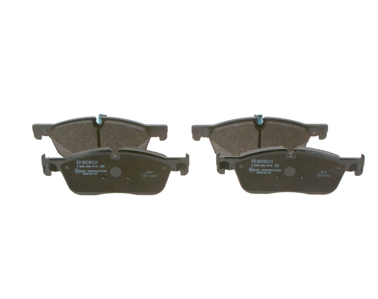 BOSCH 0 986 494 818 - Bremsbelagsatz, Scheibenbremse