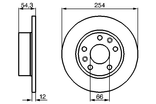 BOSCH 0 986 478 289 - Bremsscheibe