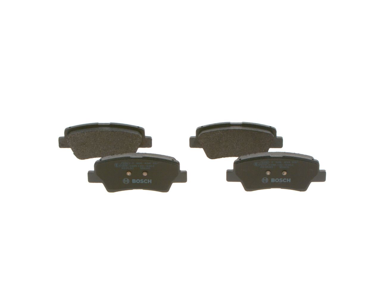 BOSCH 0 986 494 557 - Bremsbelagsatz, Scheibenbremse