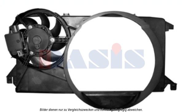 AKS DASIS 098124N - Lüfter, Motorkühlung