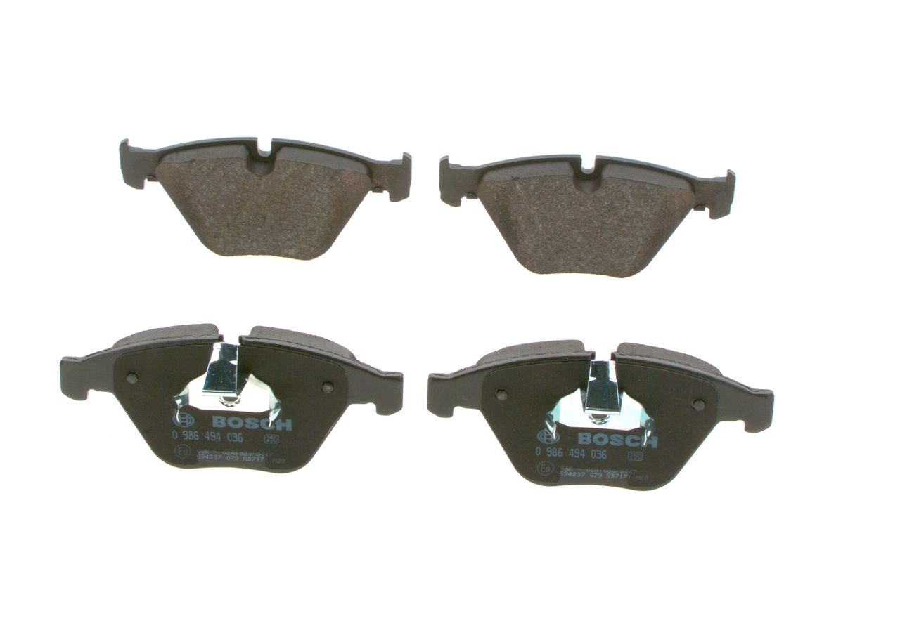 BOSCH 0 986 494 036 - Bremsbelagsatz, Scheibenbremse