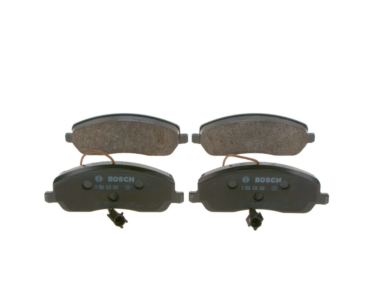 BOSCH 0 986 424 084 - Bremsbelagsatz, Scheibenbremse