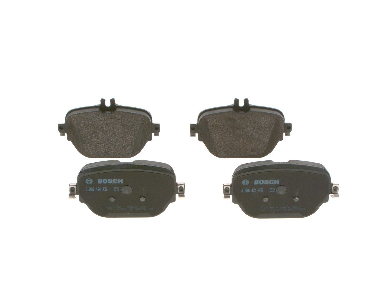 BOSCH 0 986 424 439 - Bremsbelagsatz, Scheibenbremse