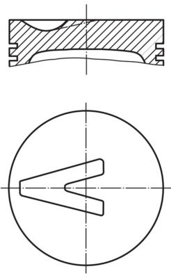 MAHLE 082 62 00 - Kolben