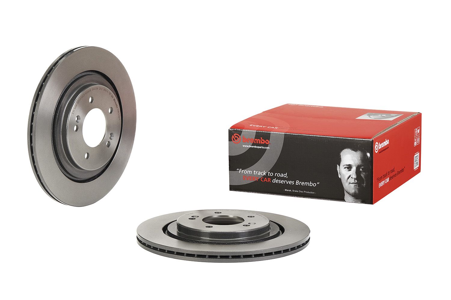 BREMBO 09.E536.11 - Bremsscheibe