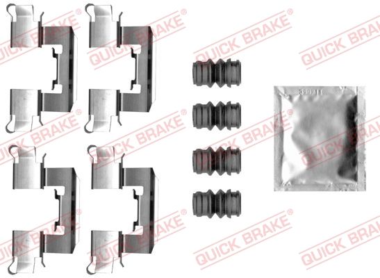 QUICK BRAKE 109-0062 - Zubehörsatz, Scheibenbremsbelag