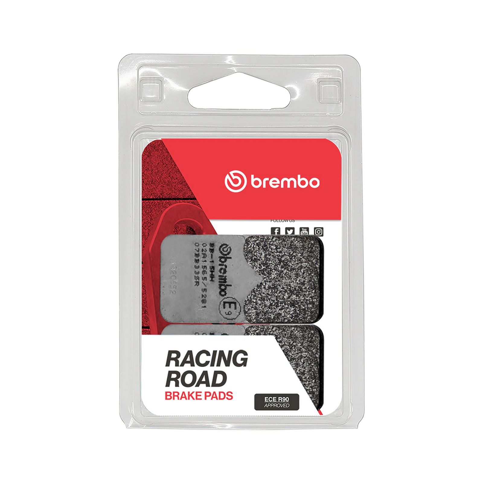 BREMBO 07BB33SR - Bremsbelagsatz, Scheibenbremse