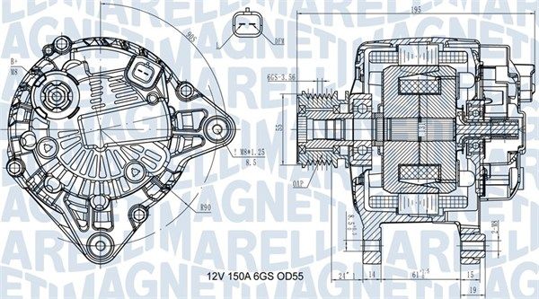 MAGNETI MARELLI 063731617810 - Generator