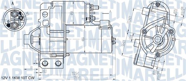 MAGNETI MARELLI 063721290010 - Starter