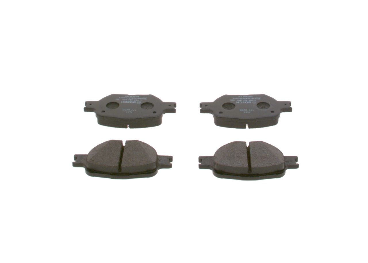 BOSCH 0 986 424 808 - Bremsbelagsatz, Scheibenbremse