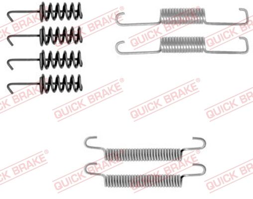 QUICK BRAKE 105-0774 - Zubehörsatz, Feststellbremsbacken