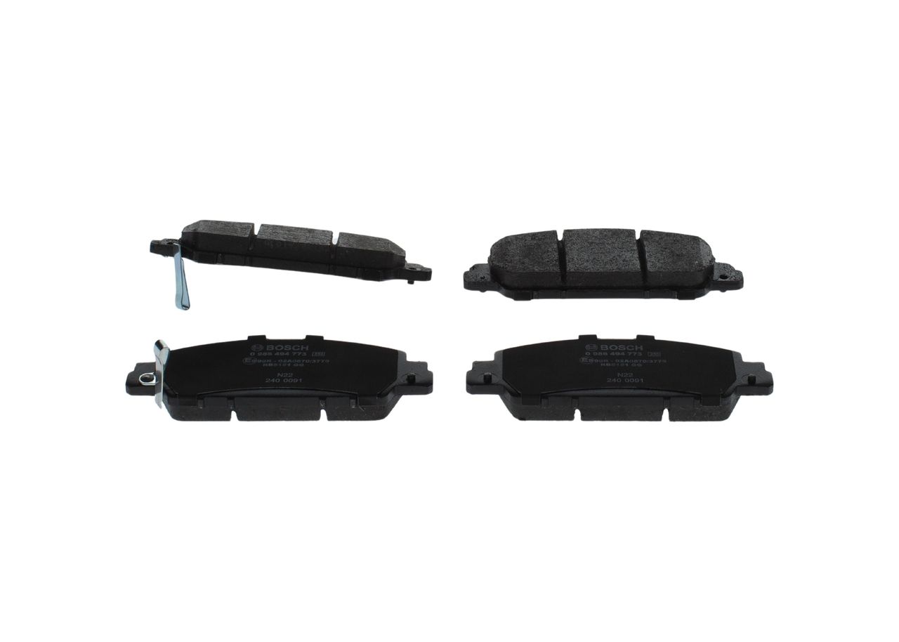 BOSCH 0 986 494 773 - Bremsbelagsatz, Scheibenbremse