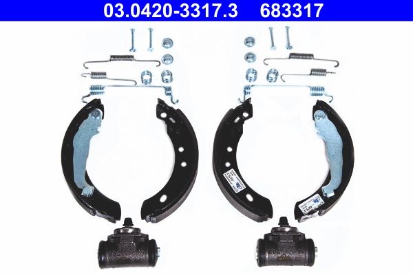 ATE 03.0420-3317.3 - Bremsbackensatz