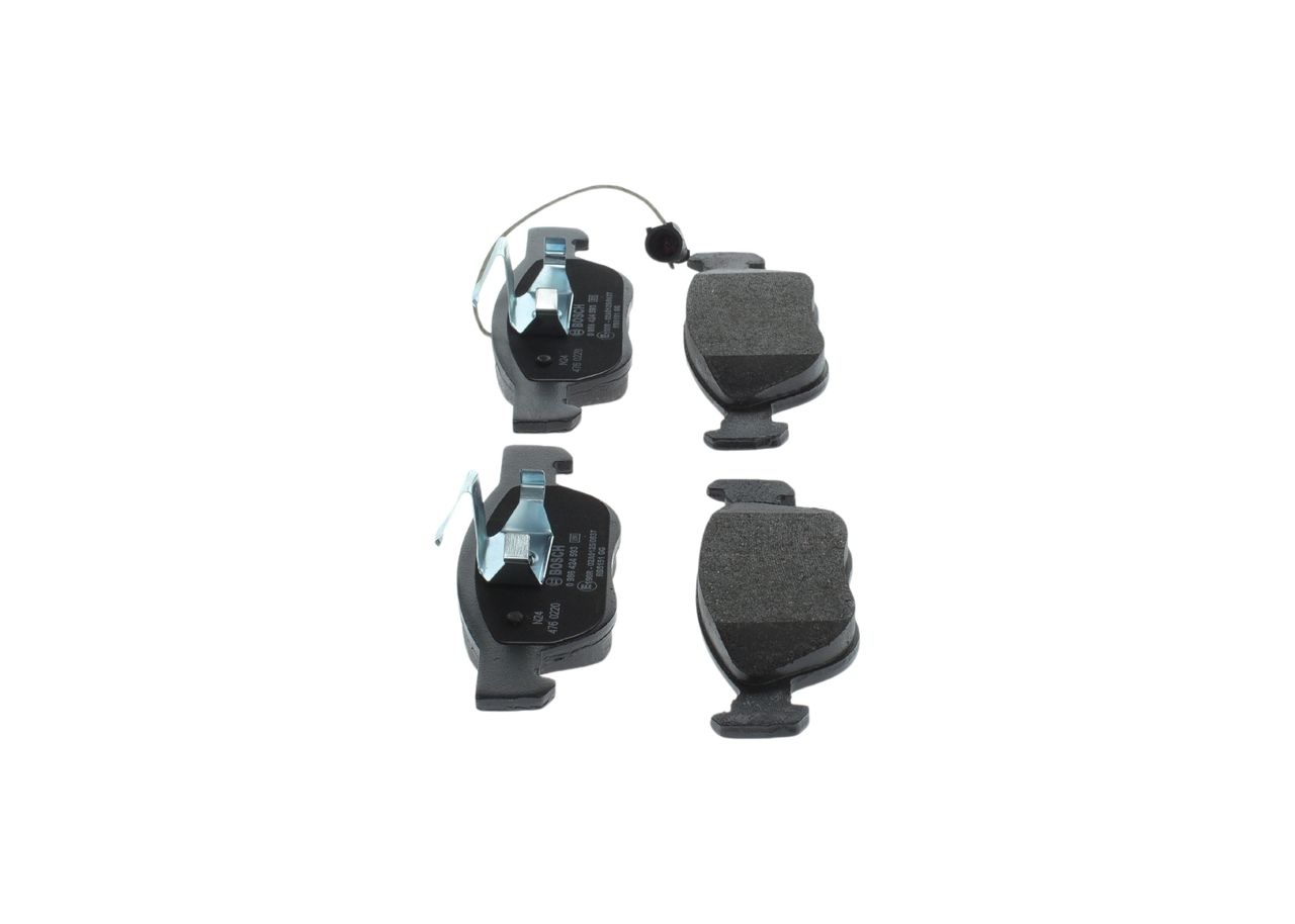 BOSCH 0 986 424 593 - Bremsbelagsatz, Scheibenbremse