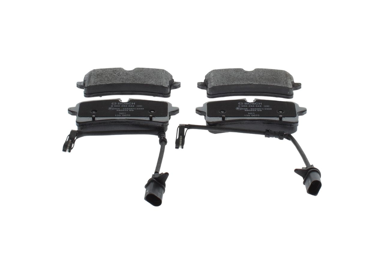 BOSCH 0 986 494 842 - Bremsbelagsatz, Scheibenbremse