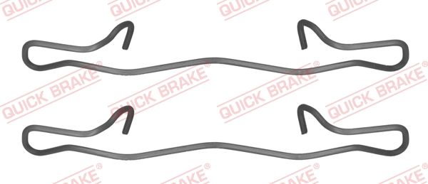 QUICK BRAKE 109-1755 - Zubehörsatz, Scheibenbremsbelag