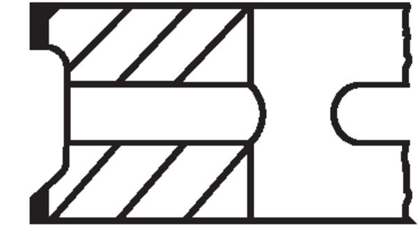 MAHLE 034 18 N0 - Kolbenringsatz