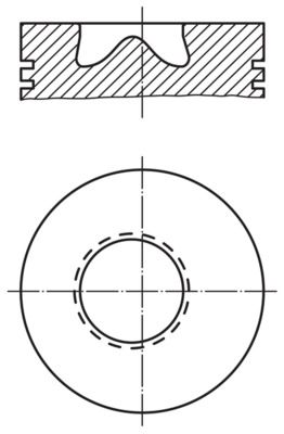 MAHLE 002 81 00 - Kolben