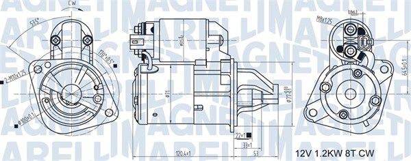 MAGNETI MARELLI 063721465010 - Starter
