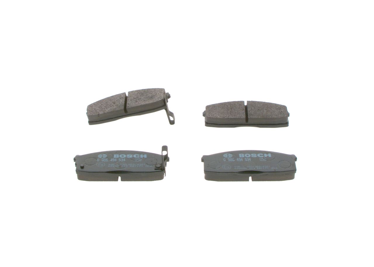 BOSCH 0 986 494 534 - Bremsbelagsatz, Scheibenbremse