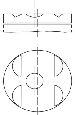 MAHLE 001 04 00 - Kolben