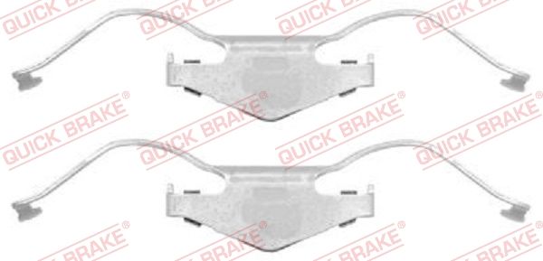 QUICK BRAKE 109-1297 - Zubehörsatz, Scheibenbremsbelag