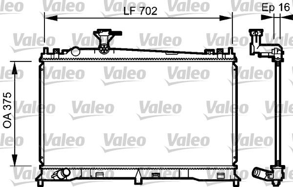 VALEO 735053 - Kühler, Motorkühlung