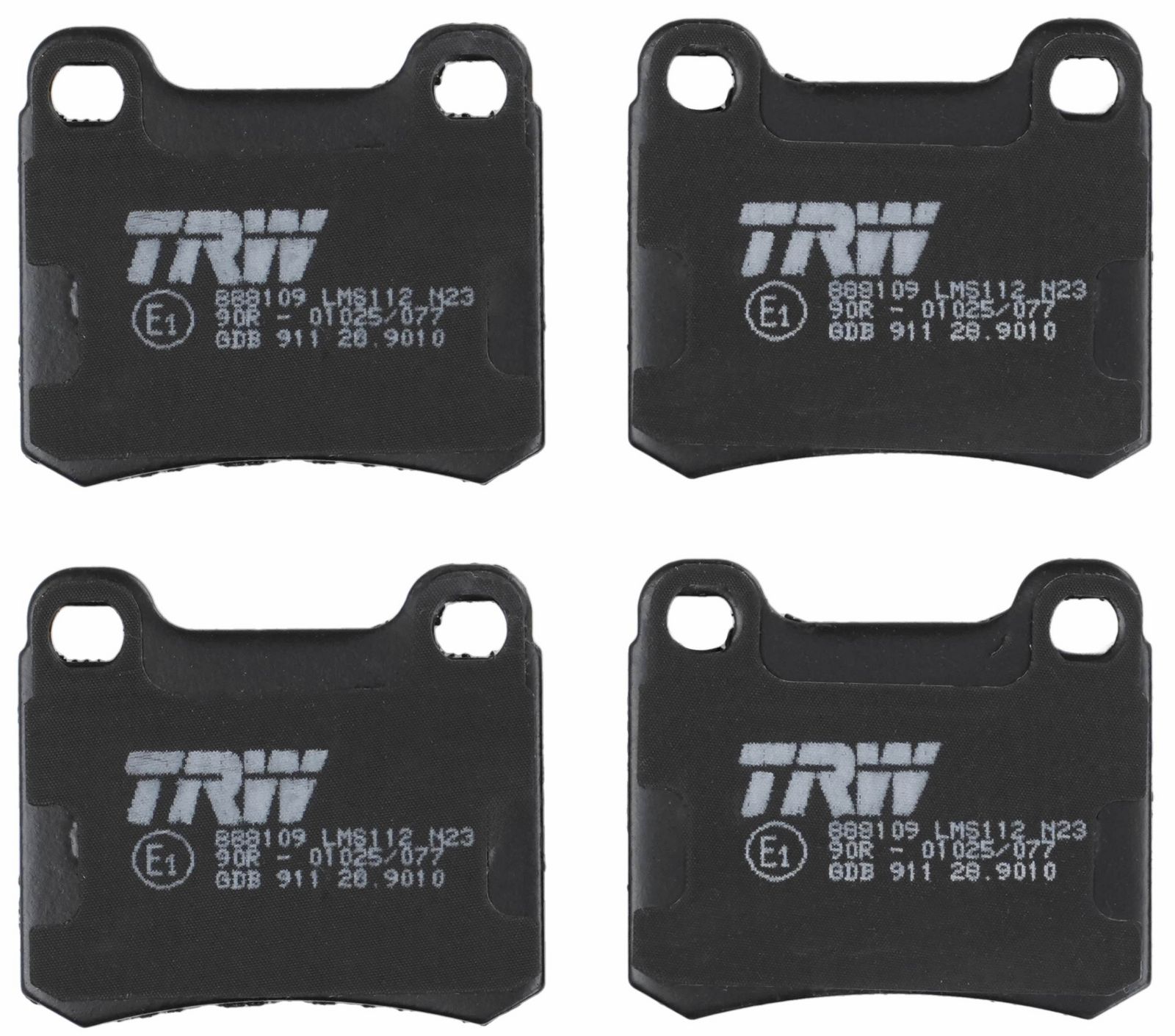 TRW GDB911 - Bremsbelagsatz, Scheibenbremse