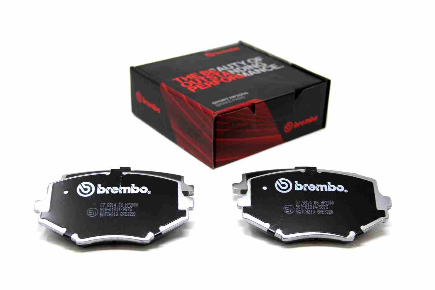 BREMBO 07.B314.06 - Hochleistungs-Bremsbelagsatz