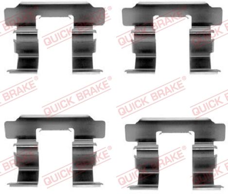 QUICK BRAKE 109-1251 - Zubehörsatz, Scheibenbremsbelag
